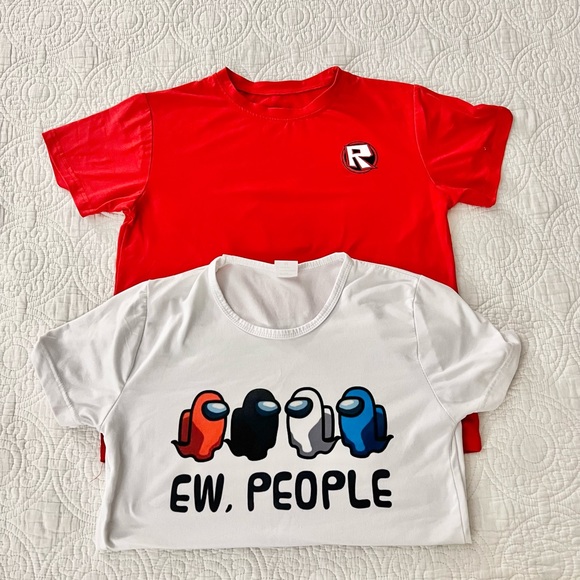 Among Us and Roblox shirts - Picture 1 of 2